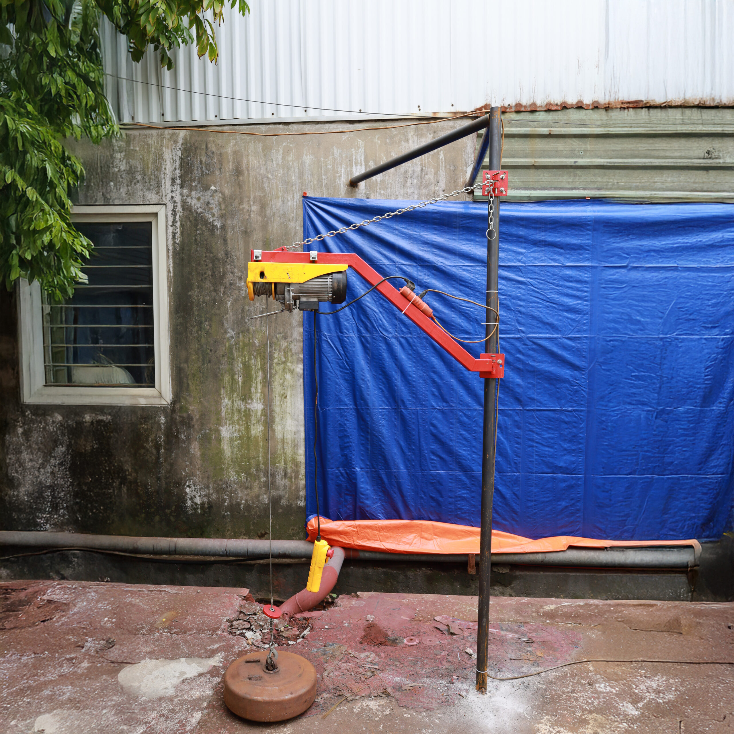 Khung treo tời mini xoay 180° – chịu tải 200kg - Ảnh 6
